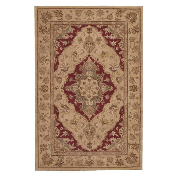 HE03 Red-Traditional-Area Rugs Weaver