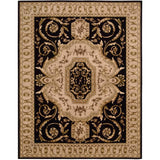 VP14 Black-Traditional-Area Rugs Weaver