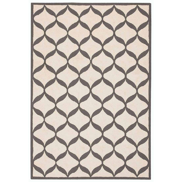 DER06 White-Casual-Area Rugs Weaver