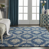 TRA09 Navy-Modern-Area Rugs Weaver